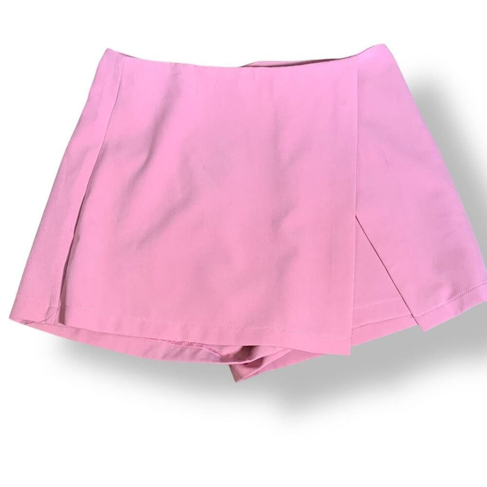 Idem Ditto Pink Wrap Skort High Waist Preppy Tennis Mini Skirt‎ Athletic Large